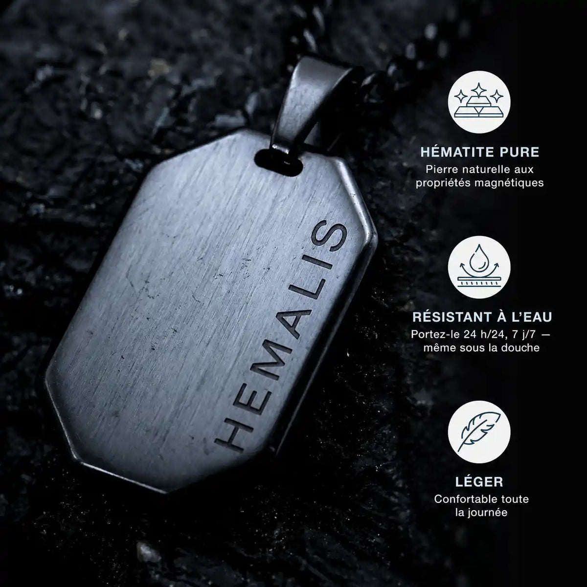 Collier Hemalis | Profitez De L'hematite Sans Que Personne Ne Remarque